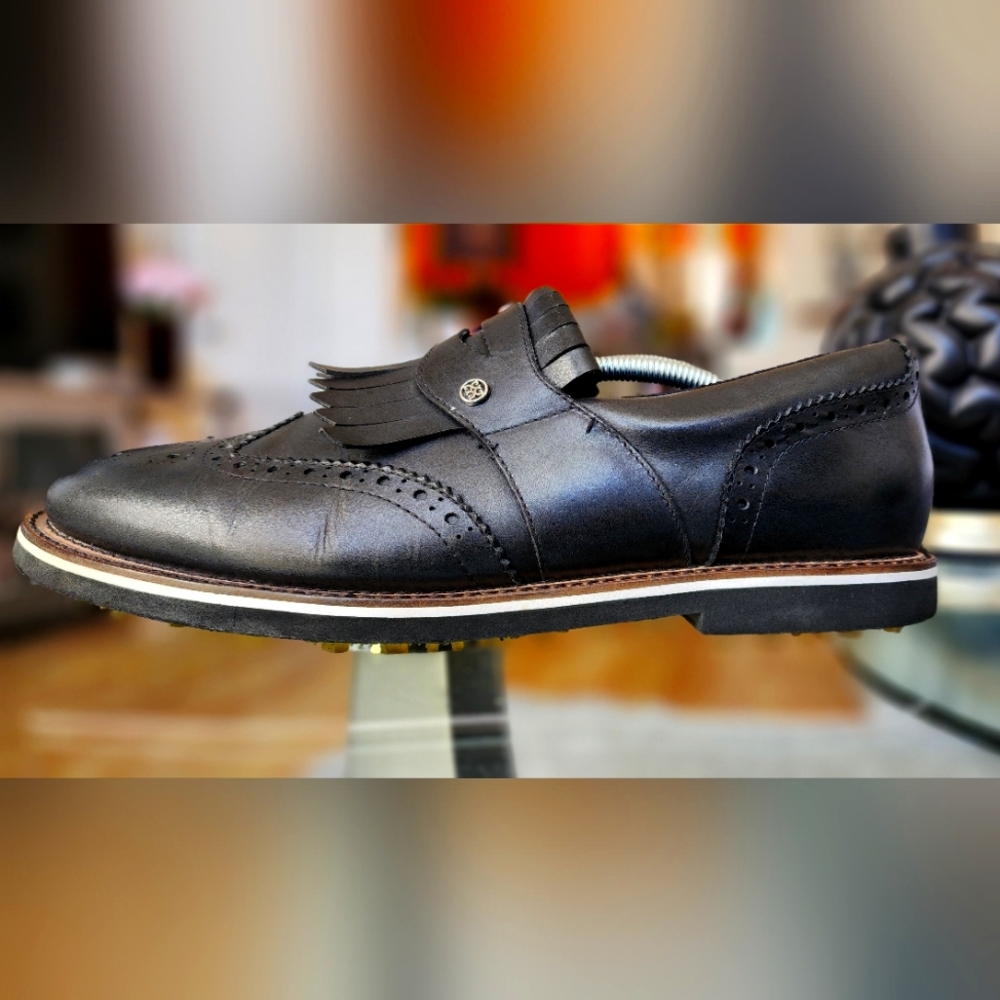 G/FORE G4 GFore Brogue Kiltie Cruiser Leather Golf Shoes MENS 12